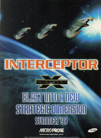 X-COM: Interceptor - Advertisement Flyer - Front
