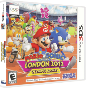 Mario & Sonic at the London 2012 Olympic Games - Box - 3D Image