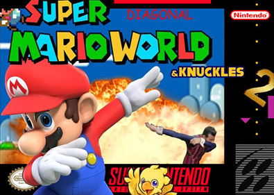 Super Diagonal Mario 2: The Ultimate Meme Machine - Fanart - Box - Front
