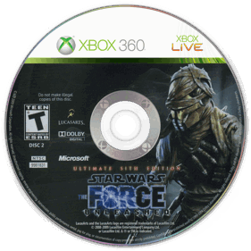 Star Wars: The Force Unleashed: Ultimate Sith Edition - Disc