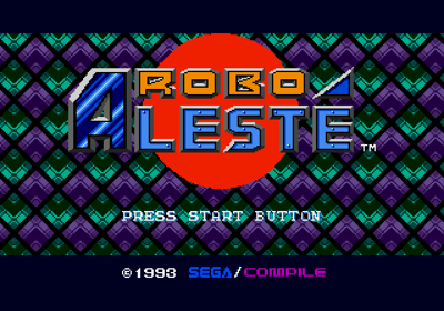 Robo Aleste - Screenshot - Game Title Image