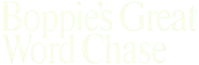 Boppie's Great Word Chase - Clear Logo Image
