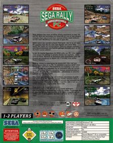 Sega Rally Championship - Box - Back