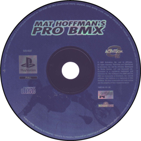 Mat Hoffman's Pro BMX - Disc Image