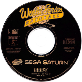 World Series Baseball - Disc Image