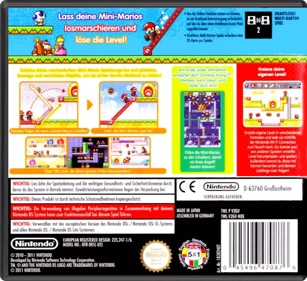 Mario vs. Donkey Kong: Mini-Land Mayhem! - Box - Back - Reconstructed
