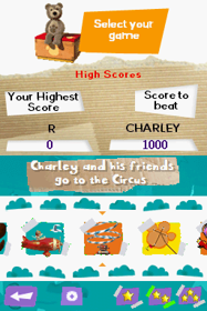 Little Charley Bear: Toybox of Fun - Screenshot - Game Select