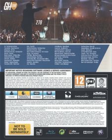 Guitar Hero Live - Box - Back