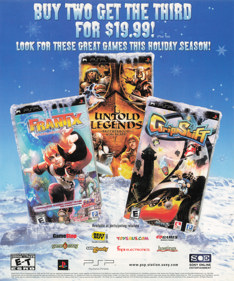 Untold Legends: Brotherhood of the Blade - Advertisement Flyer - Front