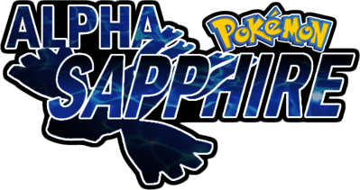 Pokémon Alpha Sapphire - Clear Logo