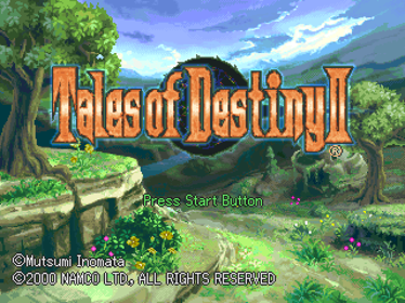 Tales of Destiny II - Screenshot - Game Title Image