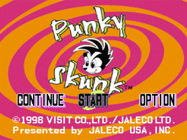 Punky Skunk - Screenshot - Game Title Image