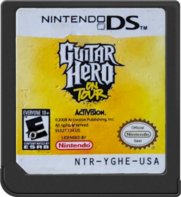 Guitar Hero: On Tour - Cart - Front Image