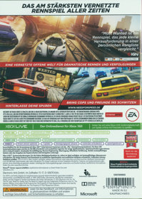 Need for Speed: Most Wanted - Box - Back
