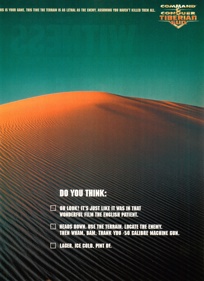 Command & Conquer: Tiberian Sun - Advertisement Flyer - Front