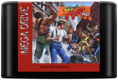 Final Fight MD - Cart - Front