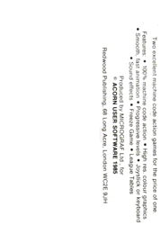 Mars Mission / Astro Blaster - Box - Back