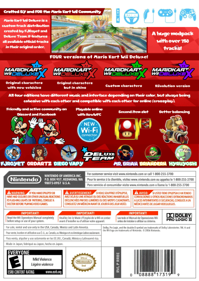 Mario Kart Wii Deluxe X: Red Edition - Box - Back Image