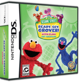 123 Sesame Street: Ready, Set, Grover! With Elmo: The Videogame - Box - 3D