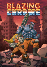 Blazing Chrome - Box - Front - Reconstructed