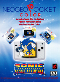 Sonic the Hedgehog Pocket Adventure - Advertisement Flyer - Front
