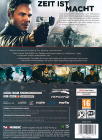 Quantum Break - Box - Back