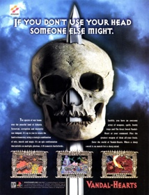 Vandal Hearts - Advertisement Flyer - Front