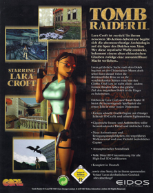 Tomb Raider II - Box - Back Image