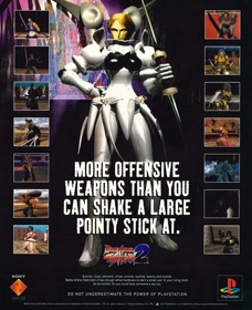 Battle Arena Toshinden 2 - Advertisement Flyer - Front
