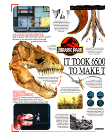 Jurassic Park - Advertisement Flyer - Front