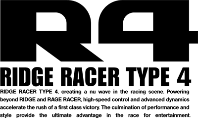 R4: Ridge Racer Type 4 - Clear Logo