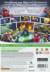 LEGO Marvel Super Heroes - Box - Back