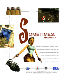 Tomb Raider - Advertisement Flyer - Front