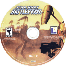 Star Wars Battlefront (Classic, 2004) - Disc Image