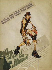 NBA Street Vol. 2 - Advertisement Flyer - Front