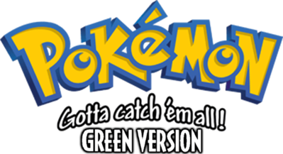Pokémon Green Version - Clear Logo