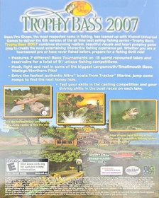 Trophy Bass 2007 - Box - Back