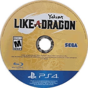 Yakuza: Like a Dragon - Disc