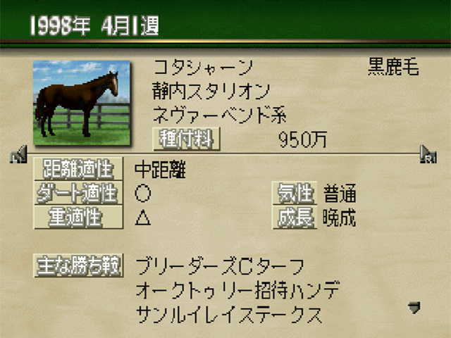 Winning Post 3: Program '98