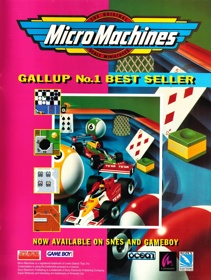 Micro Machines - Advertisement Flyer - Front
