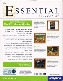 Santa Fe Mysteries: The Elk Moon Murder - Box - Back