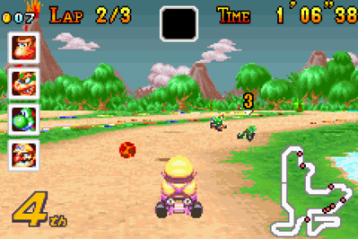 Mario Kart: Super Circuit - Screenshot - Gameplay