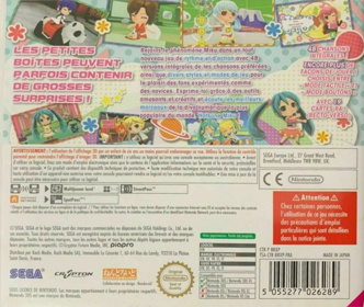 Hatsune Miku: Project Mirai DX - Box - Back