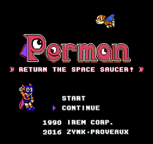 Perman: Enban o Torikaese!! - Screenshot - Game Title