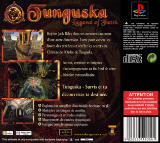Tunguska: Legend of Faith - Box - Back