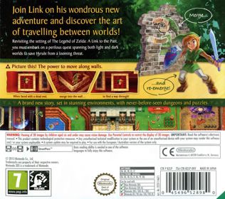 The Legend of Zelda: A Link Between Worlds - Box - Back