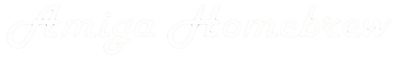 Amiga Homebrew - Clear Logo