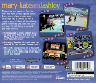 Mary-Kate and Ashley: Magical Mystery Mall - Box - Back Image