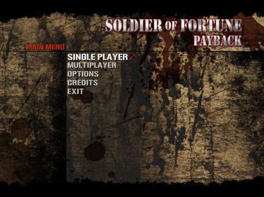 Soldier of Fortune: Payback - Screenshot - Game Title