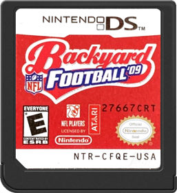 Backyard Football '09 - Cart - Front Image